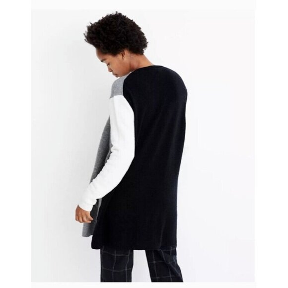 Madewell Women's Colorblock Kent Cardigan Sweater in Coziest Yarn size XS - Picture 9 of 9